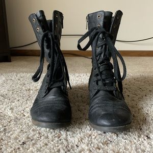 Black Combat Boots